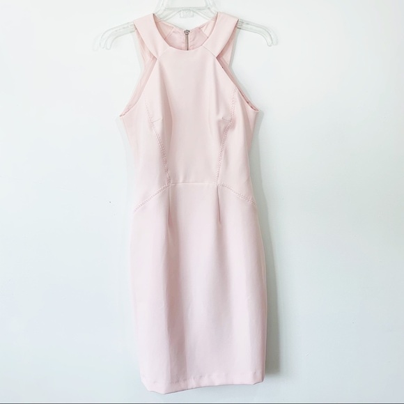NWT French Connection 'Kantha' Crepe Sheath Dress in Capri Blush - Picture 2 of 10